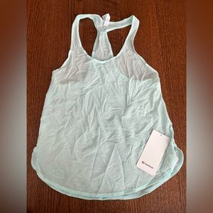 Teal lululemon mesh tank